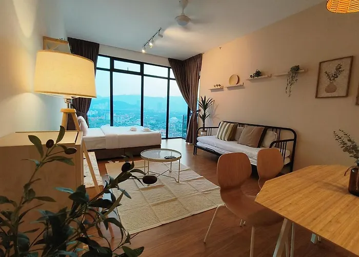 New Georgetown Modern City View 2Br Homestay For 10Pax 无敌美景两房民宿 Beacon Executive Suite