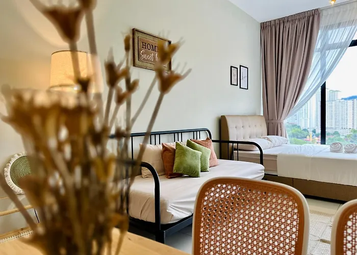 New Georgetown Modern City View 2Br Homestay For 10Pax 无敌美景两房民宿 Beacon Executive Suite